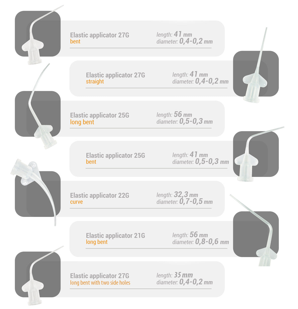 Applicators and brush tips