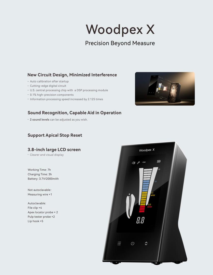 Apex locator Woodpex X & Woodpex X MHN from woodpecker.