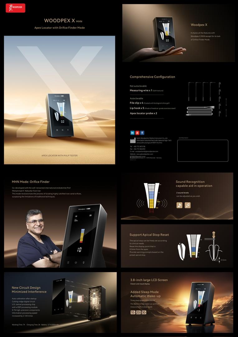 Apex locator Woodpex X & Woodpex X MHN from woodpecker.