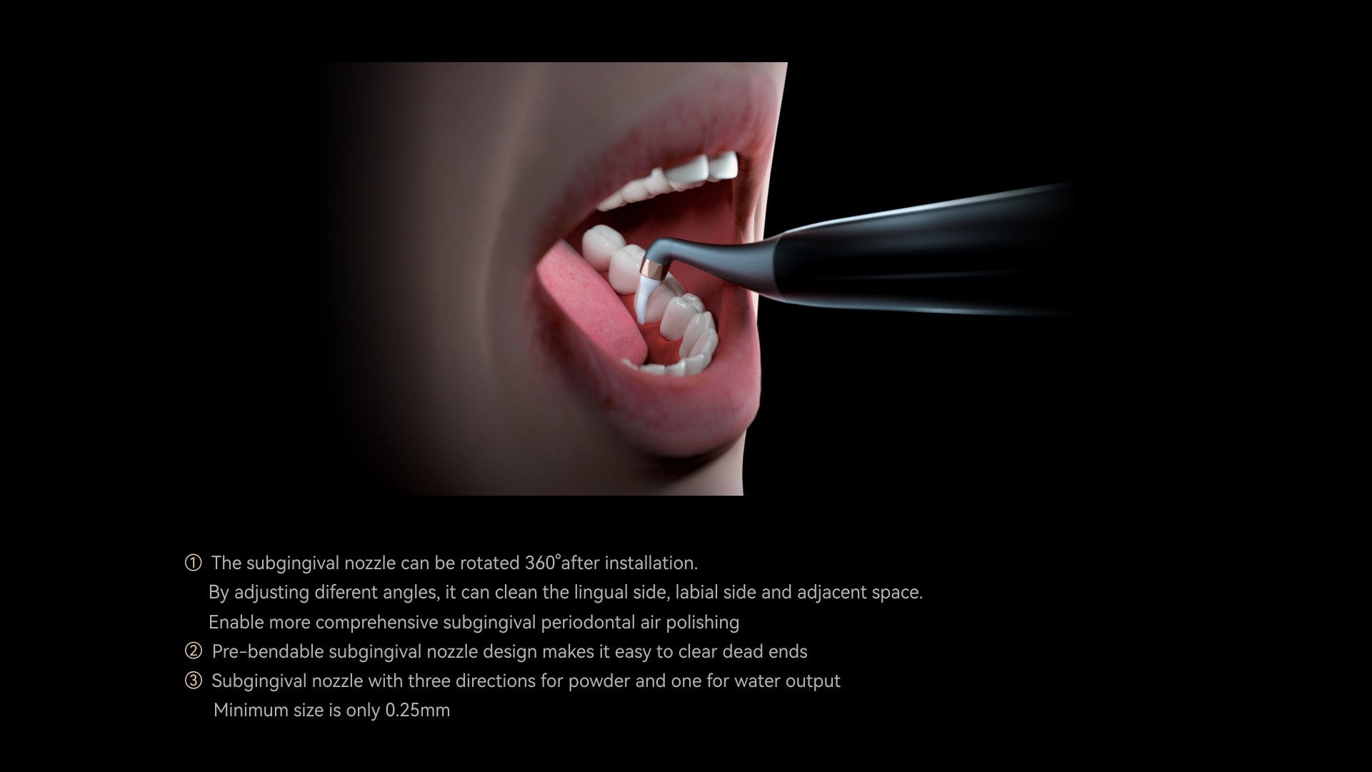 AP-H Dental Air Polisher- Supra-gingival only