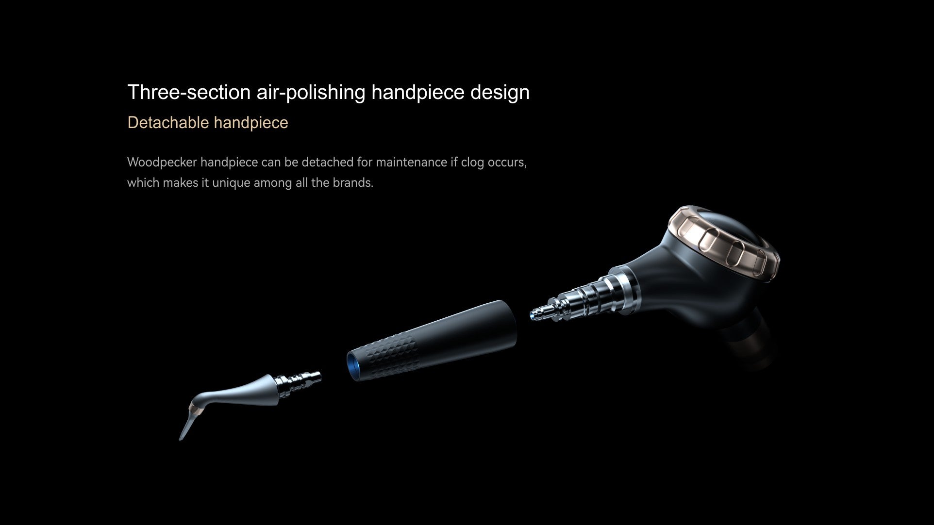 AP-H Plus- Dental airpolisher Woodpecker supragingival and subgingival