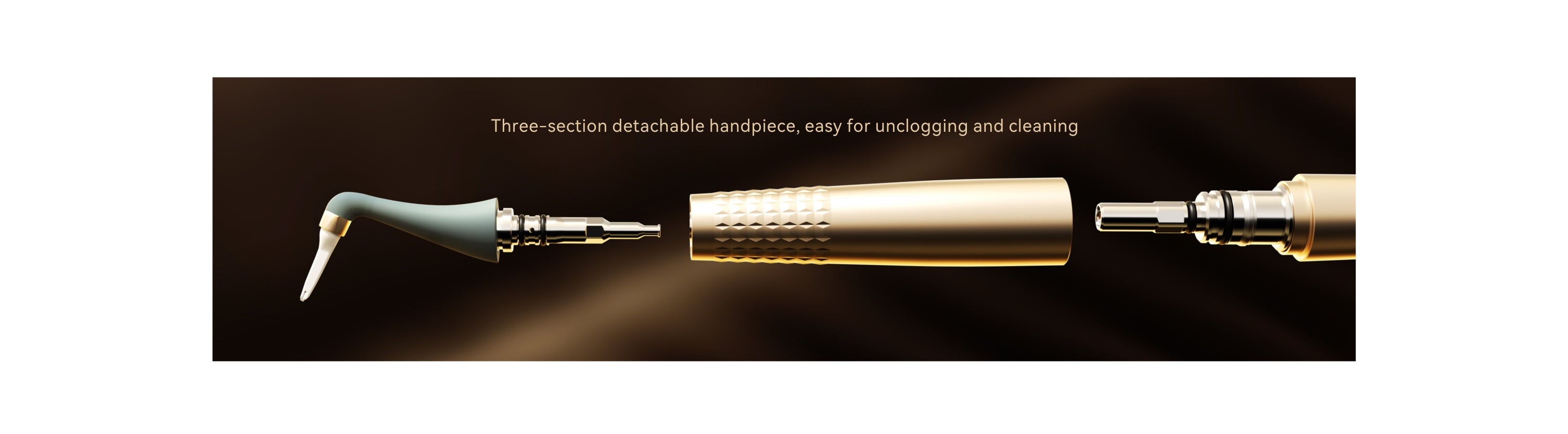 Air polisher handpieces