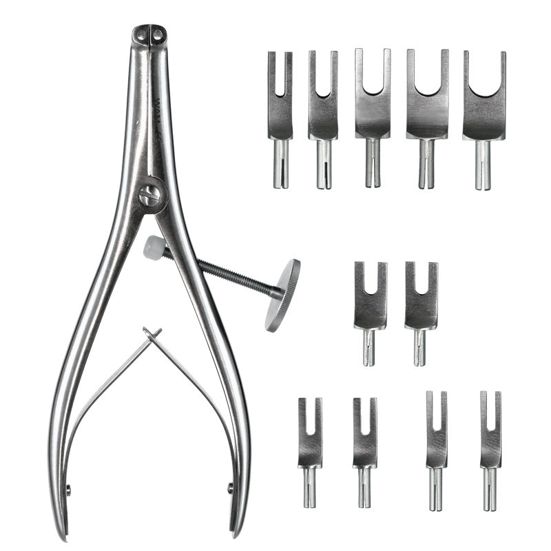 Wam keys x3 and wam forceps for post removal