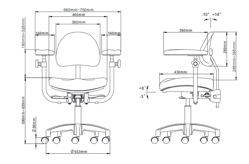 Microsurgery chair