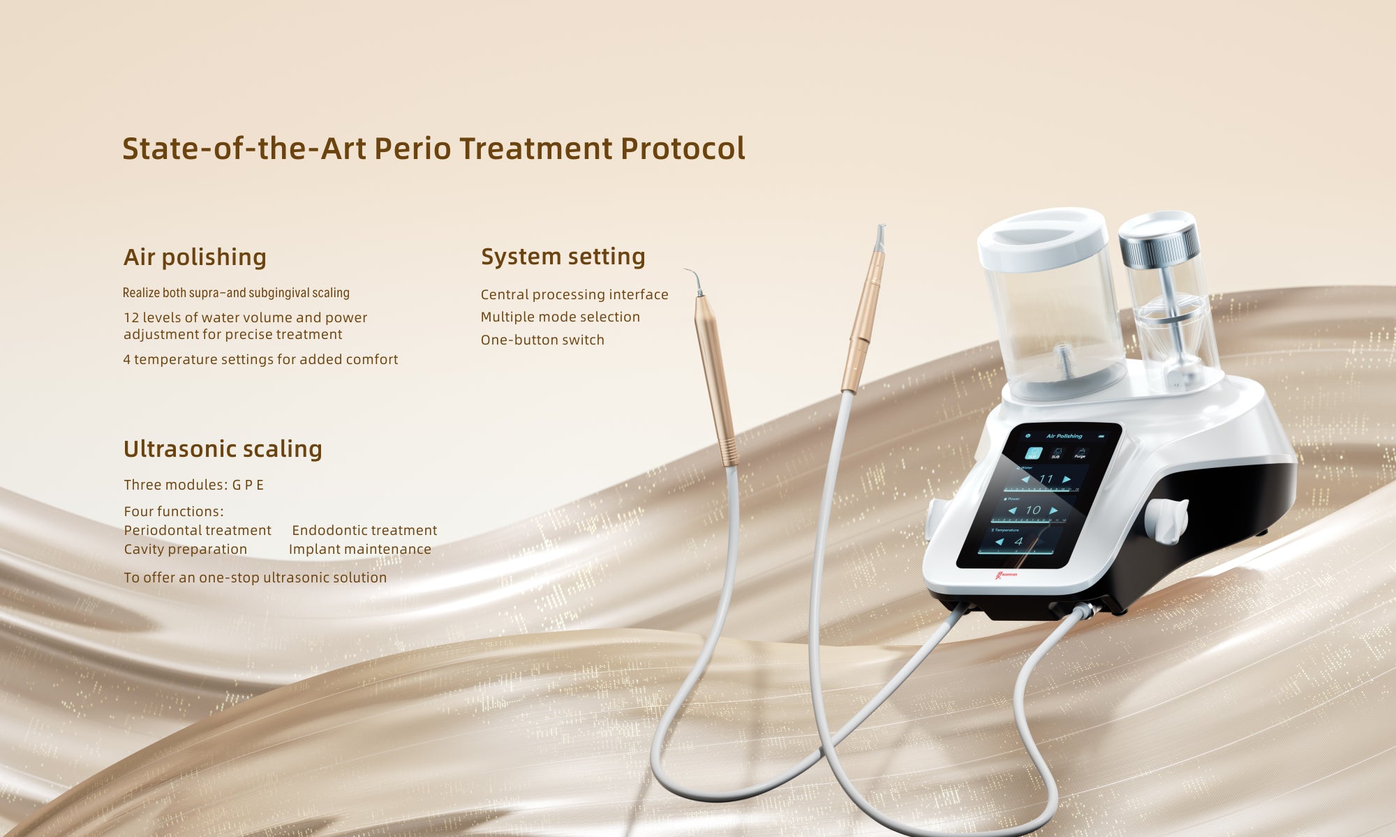 Woodpecker PT-B Scaler & Air Polisher