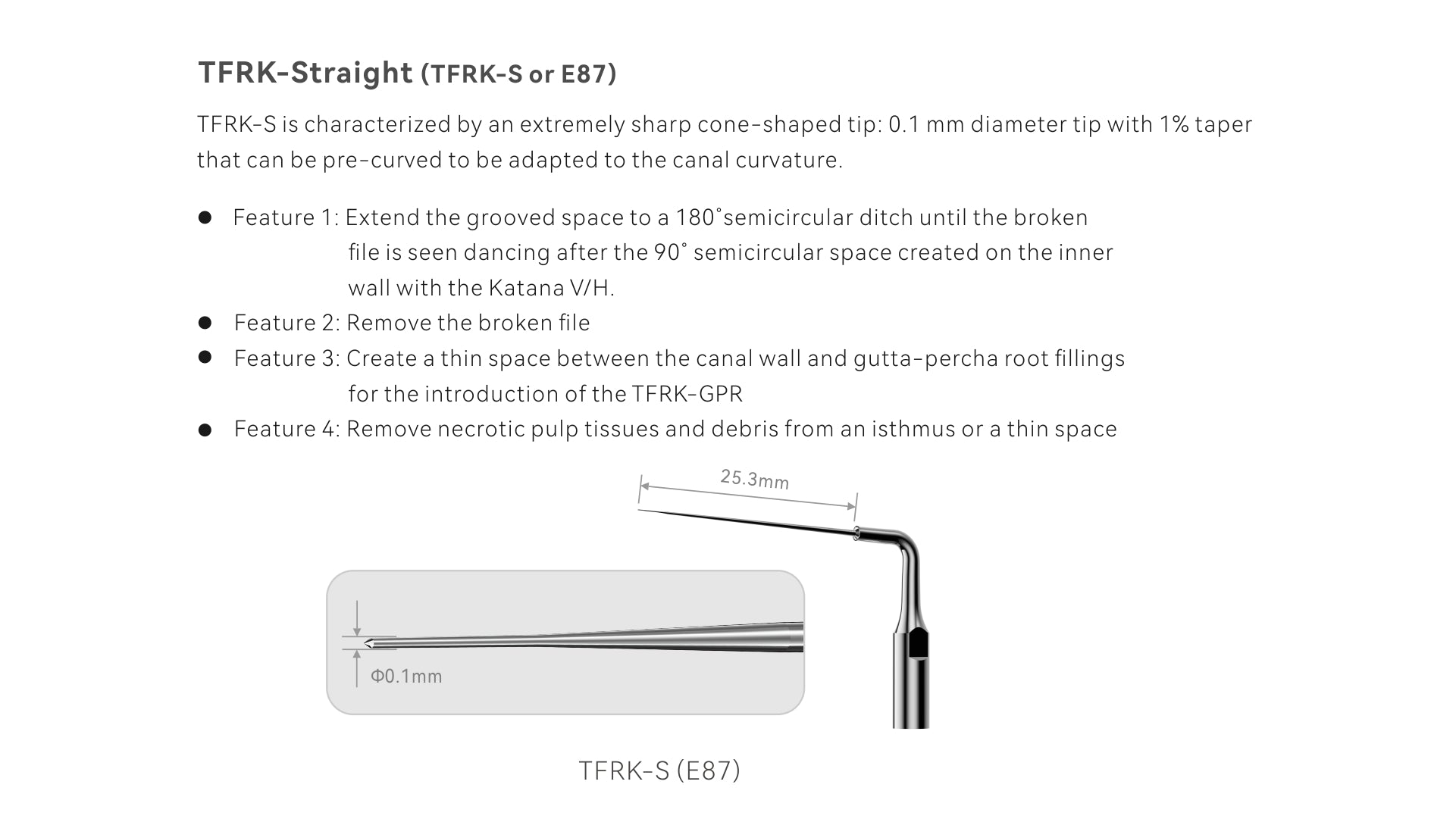 TFRK- Yoshi- Broken file removal kit/ instrument removal kit