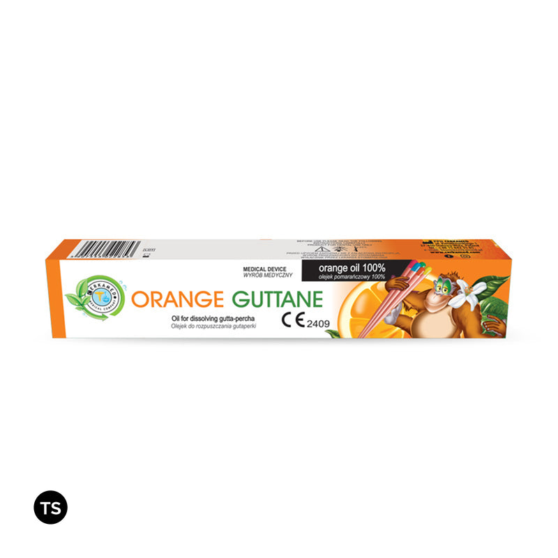 Orange guttane for dissolution of gutta percha material by Cerkamed