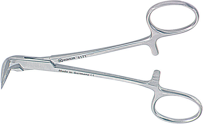 Kohler Root forceps Stieglitz 90 degree